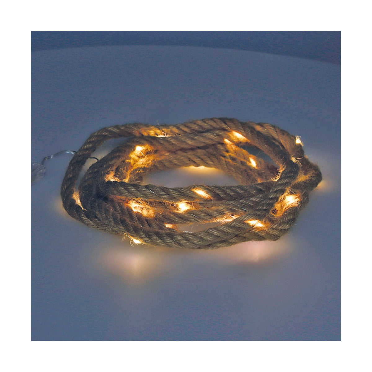 Wreath of LED Lights Decoration With Light Soft green-1